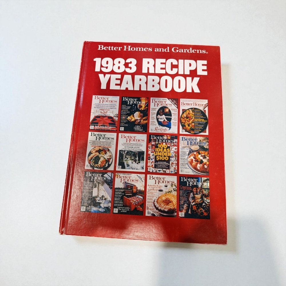 Better Homes And Gardens Red 1983 Recipe Yearbook